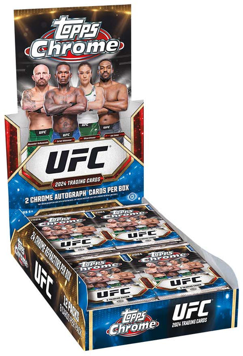 UFC 2024 TOPPS CHROME 2x HOBBY + 5x BLASTERS PICK YOUR COLOR 