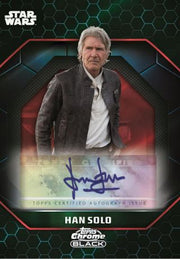 STAR WARS 2024 TOPPS CHROME BLACK HOBBY 3 BOX RANDOM LETTERS #2