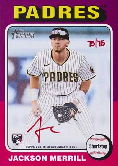 MLB 2024 TOPPS HERITAGE HIGH NUMBER 6 BOX [HALF CASE] + 1x SD HIGH END REPACK PICK YOUR TEAM 
